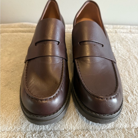 COLE HAAN‎ Camea Lug Penny Loafer Women's Madeira Leather 10 - Picture 3 of 6